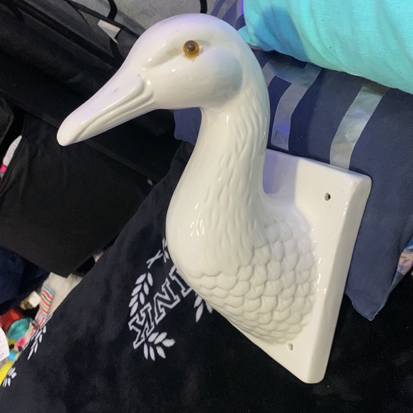 Vintage Kitchen Vtg Duck Towel Holder Poshmark